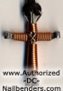 disciples cross necklace copper