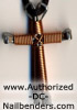 disciples cross necklace copper