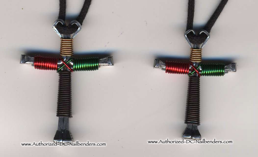 horseshoe nail cross