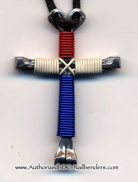 patriotic nail cross